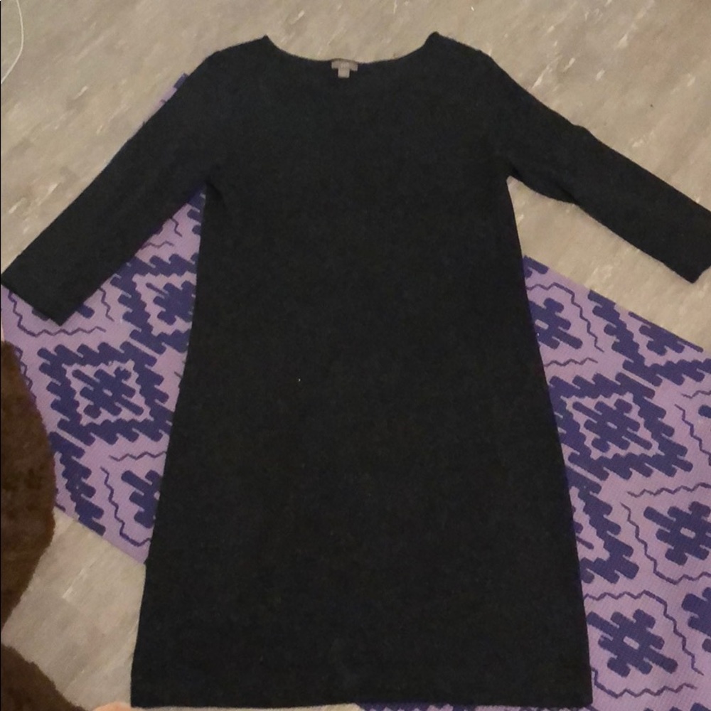 Black sweater dress